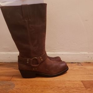 Authentic Real leather calf boots